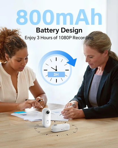 4K Mini Camera HD 2Hrs DVR Recording Wearable Body Camera Lightweight Hands-Free for Outdoor Sport Small Cam Pet Walking